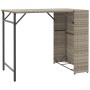 Juego de comedor de jardín plegable 5 pzas ratán PE gris claro von , Gartensets - Ref: Foro24-365948, Preis: 171,98 €, Rabatt: %