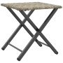 Juego de comedor de jardín plegable 5 pzas ratán PE gris claro von , Gartensets - Ref: Foro24-365948, Preis: 171,98 €, Rabatt: %