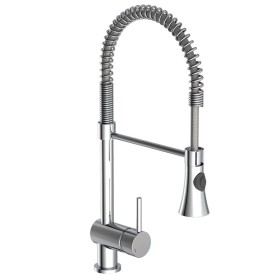 SCHÜTTE Mixer tap with round spout CORNWALL low pressure chrome by SCHÜTTE, Faucets - Ref: Foro24-435080, Price: 100,73 €, Di...
