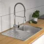 SCHÜTTE Mixer tap with round spout CORNWALL low pressure chrome by SCHÜTTE, Faucets - Ref: Foro24-435080, Price: 100,78 €, Di...