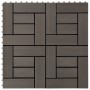 Baldosas de porche de WPC 30x30 cm 1 m² marrón oscuro 11 uds von , Böden und Teppiche - Ref: Foro24-45028, Preis: 62,68 €, Ra...