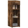 Aparador de madera de ingeniería roble ahumado 30x42,5x93 cm by , Sideboards - Ref: Foro24-846310, Price: 56,19 €, Discount: %