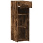 Aparador de madera de ingeniería roble ahumado 30x42,5x93 cm by , Sideboards - Ref: Foro24-846310, Price: 56,19 €, Discount: %
