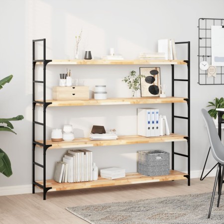 Estantes flotantes 2 uds madera acacia sin tratar 120x30x4 cm by , Shelves and shelves - Ref: Foro24-3279460, Price: 139,96 €...
