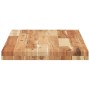 Estante flotante madera acacia maciza acabado aceite 80x40x4 cm von , Regale und Regale - Ref: Foro24-3279635, Preis: 69,62 €...