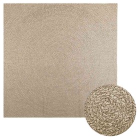 Alfombra ZIZUR aspecto yute interior/exterior beige 240x240 cm by , Rugs - Ref: Foro24-4010412, Price: 156,09 €, Discount: %
