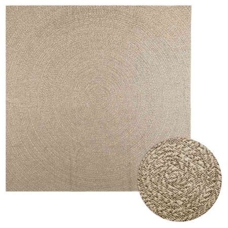 Alfombra ZIZUR aspecto yute interior/exterior beige 240x240 cm de , Alfombras - Ref: Foro24-4010412, Precio: 156,04 €, Descue...