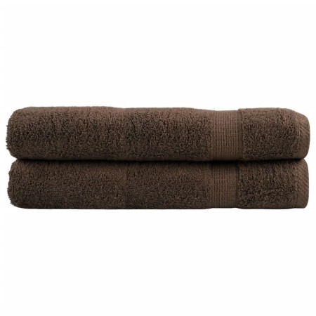 Toallas premium SOLUND 2 unidades marrón 100x200 cm 600 gsm de , Toallas - Ref: Foro24-137245, Precio: 54,72 €, Descuento: %