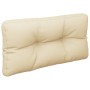 Cojín para palets de tela beige 70x40x12 cm by , Cushions for chairs and sofas - Ref: Foro24-360582, Price: 25,41 €, Discount: %