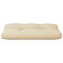 Cojín para palets de tela beige 70x40x12 cm by , Cushions for chairs and sofas - Ref: Foro24-360582, Price: 25,41 €, Discount: %