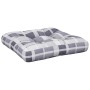 Cojines para palets 2 unidades tela a cuadros gris de , Cojines para sillas y sofás - Ref: Foro24-360659, Precio: 29,66 €, De...