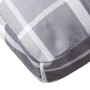 Cojines para palets 2 unidades tela a cuadros gris de , Cojines para sillas y sofás - Ref: Foro24-360659, Precio: 29,66 €, De...