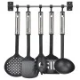 HI Küchenutensilien Set 6 Stück schwarz und versilbertes Metall von HI, Küchenspatel - Ref: Foro24-435271, Preis: 17,36 €, Ra...