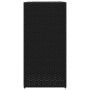 Jardinera de ratán sintético negra 40x40x80 cm von , Töpfe und Pflanzgefäße - Ref: Foro24-366413, Preis: 79,53 €, Rabatt: %