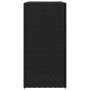 Jardinera de ratán sintético negra 40x40x80 cm von , Töpfe und Pflanzgefäße - Ref: Foro24-366413, Preis: 79,53 €, Rabatt: %