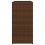 Jardinera de ratán sintético marrón 30x30x60 cm de , Maceteros y jardineras - Ref: Foro24-366411, Precio: 51,07 €, Descuento: %