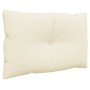 Cojines para sofá de palets 3 unidades tela crema von , Kissen für Stühle und Sofas - Ref: Foro24-360858, Preis: 50,58 €, Rab...