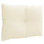 Cojines para sofá de palets 3 unidades tela crema von , Kissen für Stühle und Sofas - Ref: Foro24-360858, Preis: 50,58 €, Rab...