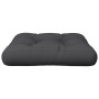 Cojín para sofá de palets de tela negro 60x61,5x10 cm by , Cushions for chairs and sofas - Ref: Foro24-360885, Price: 18,57 €...