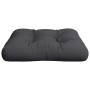 Cojín para sofá de palets de tela negro 60x61,5x10 cm by , Cushions for chairs and sofas - Ref: Foro24-360885, Price: 18,57 €...
