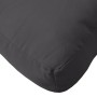 Cojín para sofá de palets de tela negro 60x61,5x10 cm by , Cushions for chairs and sofas - Ref: Foro24-360885, Price: 18,57 €...