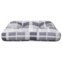 Cojín para sofá sofá de palets tela a cuadros gris 50x50x12 cm von , Kissen für Stühle und Sofas - Ref: Foro24-360439, Preis:...