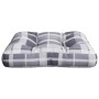 Cojín para sofá sofá de palets tela a cuadros gris 50x50x12 cm von , Kissen für Stühle und Sofas - Ref: Foro24-360439, Preis:...