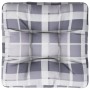 Cojín para sofá sofá de palets tela a cuadros gris 50x50x12 cm von , Kissen für Stühle und Sofas - Ref: Foro24-360439, Preis:...