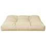 Cojín para sofá de palets beige 70x70x12 cm de , Cojines para sillas y sofás - Ref: Foro24-360472, Precio: 35,16 €, Descuento: %