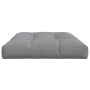 Cojín para sofá de palets de tela gris 120x80x12 cm von , Kissen für Stühle und Sofas - Ref: Foro24-360514, Preis: 53,72 €, R...