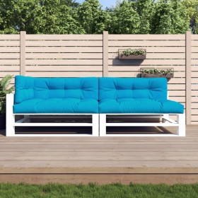 Cojines para sofá de palets 5 unidades tela azul de , Cojines para sillas y sofás - Ref: Foro24-360781, Precio: 110,67 €, Des...