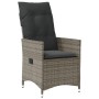 Set comedor jardín 7 pzas y cojines ratán sintético gris by , Garden sets - Ref: Foro24-3276744, Price: 788,94 €, Discount: %
