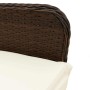 Set de mesa y sillas de jardín 11 pzs y cojines ratán PE marrón von , Gartensets - Ref: Foro24-3277298, Preis: 1,00 €, Rabatt: %