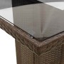 Set de mesa y sillas de jardín 11 pzs y cojines ratán PE marrón von , Gartensets - Ref: Foro24-3277298, Preis: 1,00 €, Rabatt: %