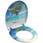 SCHÜTTE Asiento de WC duroplast con cierre suave estampado CARRIBEAN by SCHÜTTE, Toilet and bidet seats - Ref: Foro24-435100,...