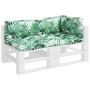 Cojines para palets 3 unidades tela estampado de hojas by , Cushions for chairs and sofas - Ref: Foro24-360956, Price: 60,45 ...