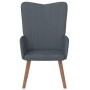 Sillón de relax de terciopelo gris oscuro by , Armchairs - Ref: Foro24-327656, Price: 97,19 €, Discount: %