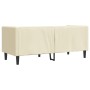 Sofá Chesterfield de 2 plazas cuero artificial blanco crema by , Sofas - Ref: Foro24-372660, Price: 281,01 €, Discount: %