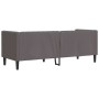 Sofá Chesterfield de 3 plazas cuero artificial gris von , Sofas - Ref: Foro24-372669, Preis: 274,33 €, Rabatt: %