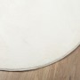 Alfombra de pelo corto OVIEDO crema Ø 100 cm de , Alfombras - Ref: Foro24-375522, Precio: 42,83 €