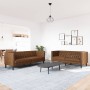 Juego de sofás Chesterfield 2 piezas cuero sintético marrón von , Sofas - Ref: Foro24-3209280, Preis: 605,92 €, Rabatt: %