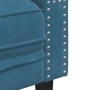 Set de sofás Chesterfield con cojines 3 piezas terciopelo azul von , Sofas - Ref: Foro24-3209289, Preis: 832,09 €, Rabatt: %