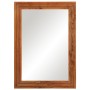 Espejo de baño madera maciza de acacia y vidrio 50x70 cm de , Muebles de baño - Ref: Foro24-377590, Precio: 65,26 €, Descuent...