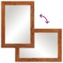 Espejo de baño madera maciza de acacia y vidrio 50x70 cm de , Muebles de baño - Ref: Foro24-377590, Precio: 65,26 €, Descuent...