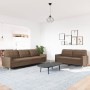 Juego de sofás 2 piezas tela marrón von , Sofas - Ref: Foro24-3278322, Preis: 486,24 €, Rabatt: %