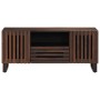 Mueble de TV madera maciza mango marrón 100x34x46 cm de , Almacenamiento para CD y DVD - Ref: Foro24-377506, Precio: 139,13 €...