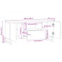 Mueble de TV madera maciza mango marrón 100x34x46 cm de , Almacenamiento para CD y DVD - Ref: Foro24-377506, Precio: 139,13 €...