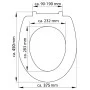 SCHÜTTE Duroplast toilet seat with soft close SEA STAR print by SCHÜTTE, Toilet and bidet seats - Ref: Foro24-435106, Price: ...