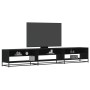 Mueble de TV madera de ingeniería negro 270x40x46 cm by , TV Furniture - Ref: Foro24-3300810, Price: 157,14 €, Discount: %