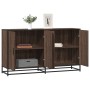 Aparador madera de ingeniería marrón roble 134x35x76 cm von , Sideboards - Ref: Foro24-3300819, Preis: 144,05 €, Rabatt: %
